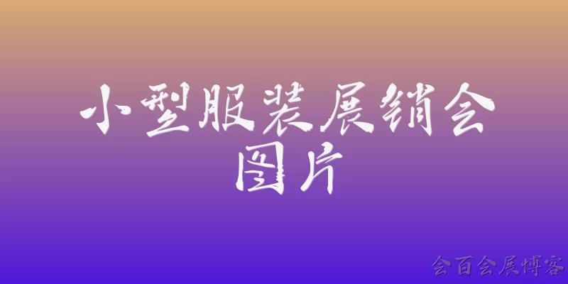 小型服装展销会图片